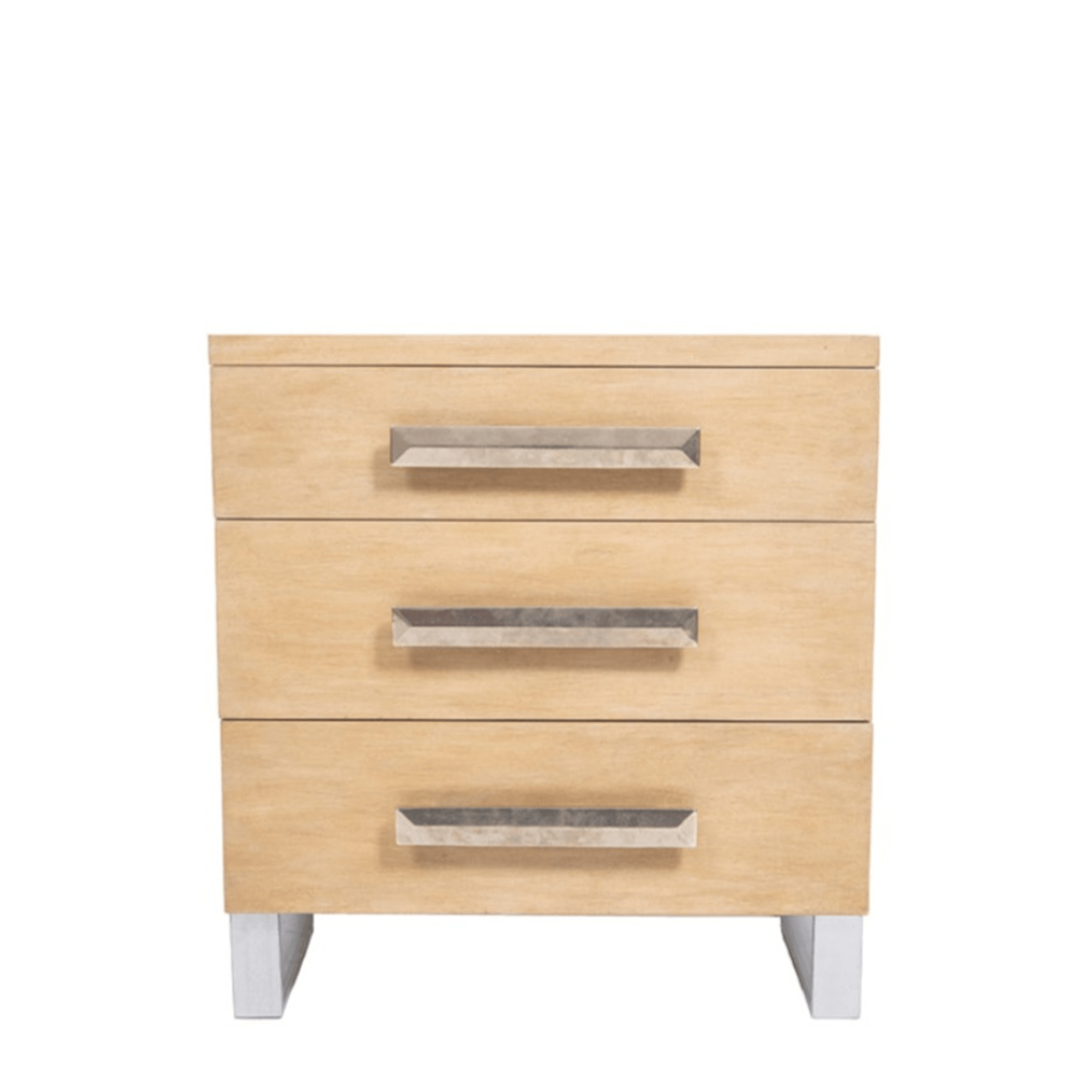 Ashley Yeates, interior designer and sustainability leader, presenting the signature Paloma Nightstand, crafted from eco-friendly materials and designed for modern, sustainable living