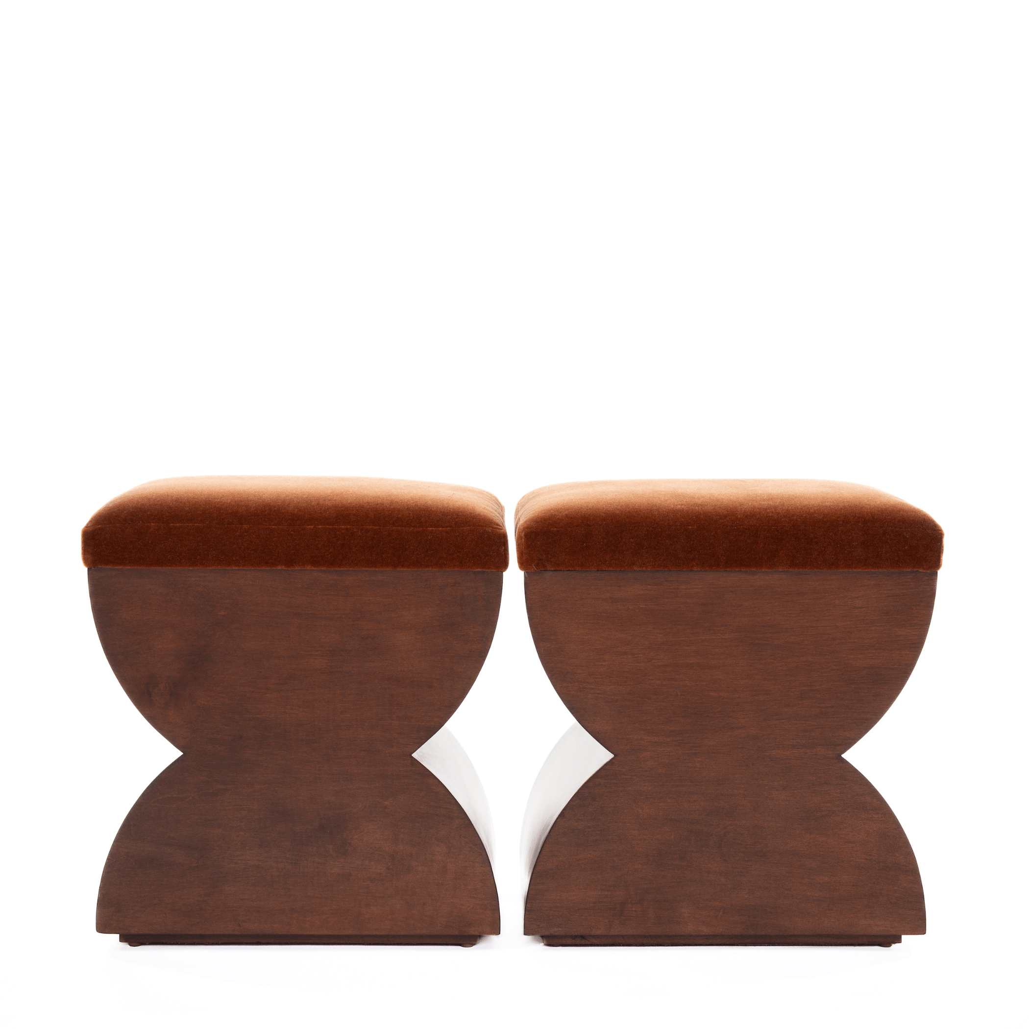 Ashley Yeates, renowned interior designer and sustainable leader, presenting the signature Hourglass stool, a stylish and eco-friendly design that enhances contemporary spaces while promoting sustainability