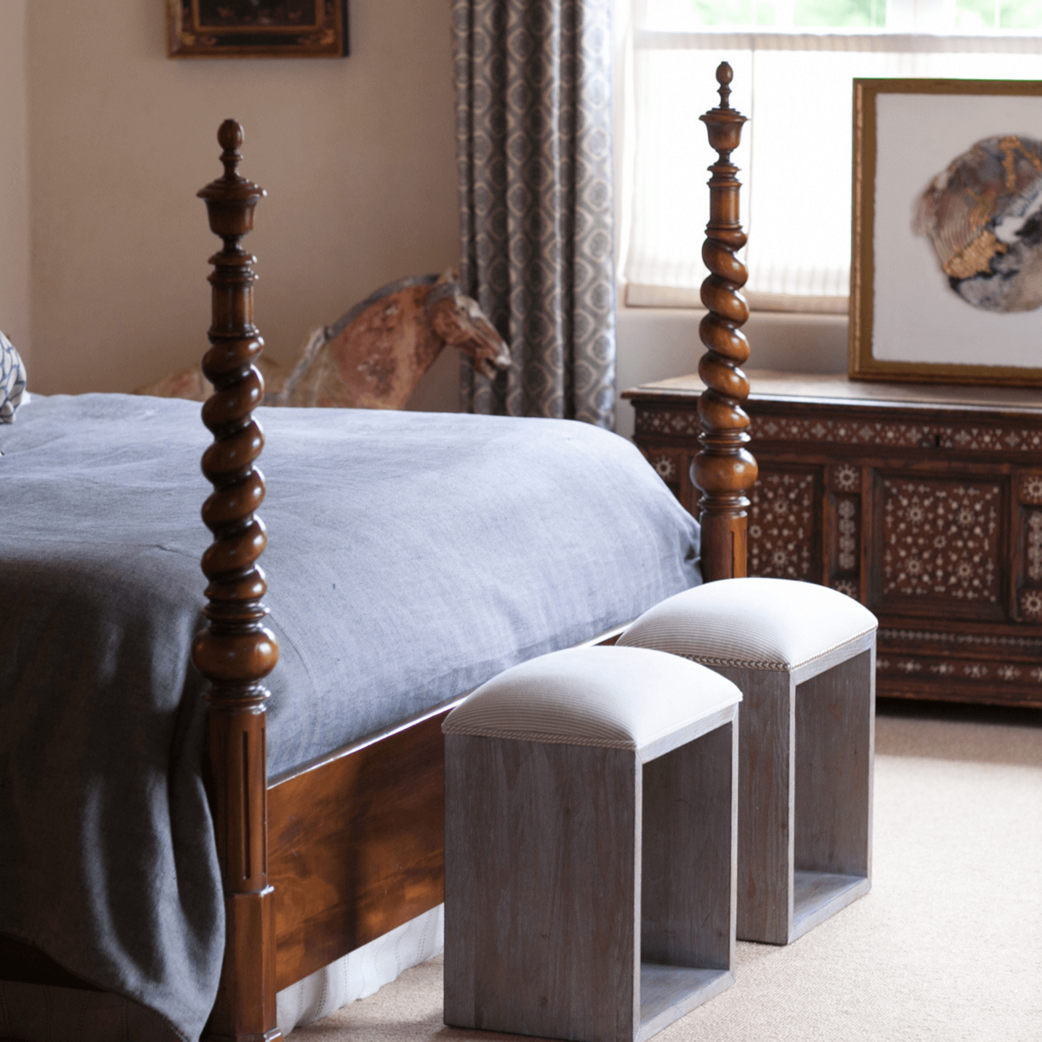 Ashley Yeates, renowned interior designer and sustainable leader, presenting the Ivan Stools, a signature design that emphasizes eco-friendly materials and modern aesthetics for sustainable living