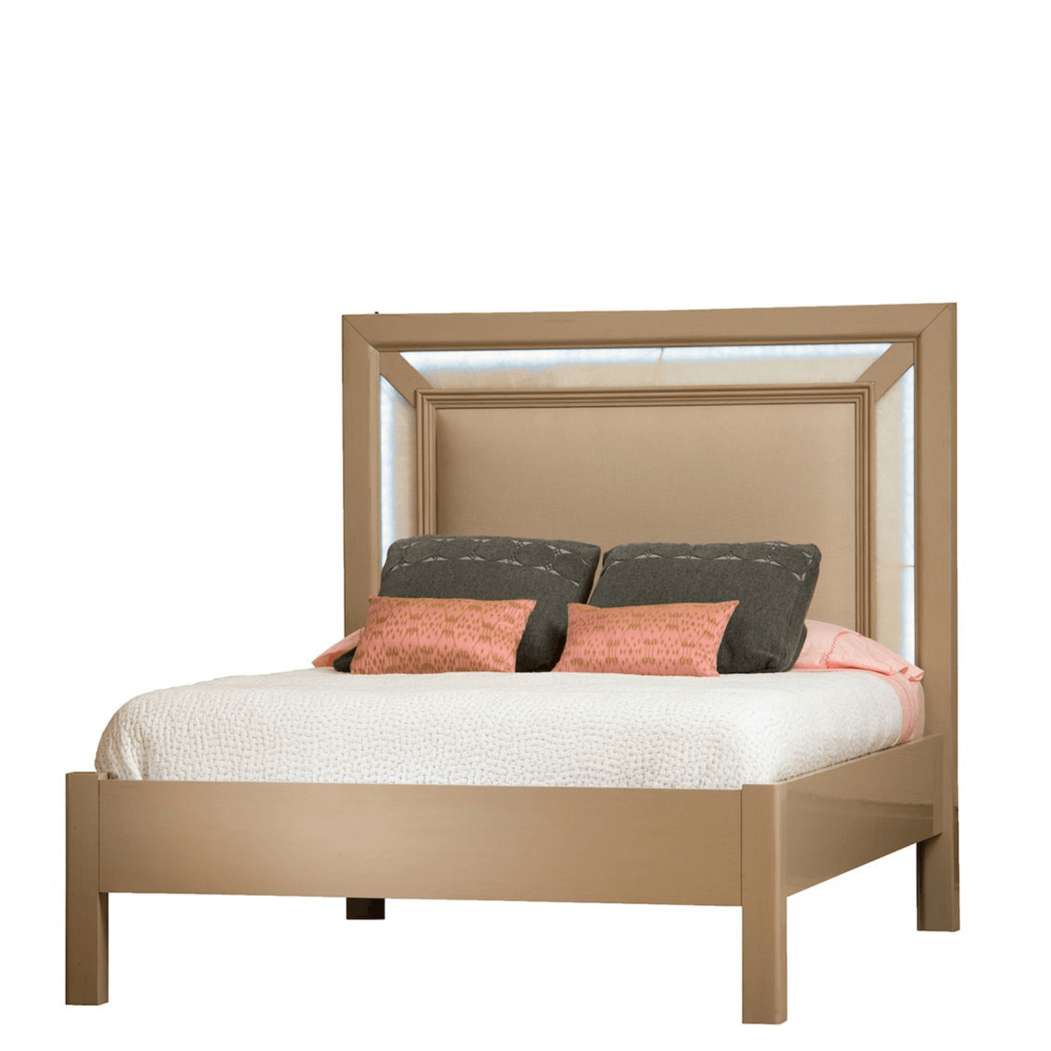 Ashley Yeates, renowned interior designer and sustainable leader, presenting the David Bed, a signature design that combines modern aesthetics with eco-friendly materials for a sustainable lifestyle