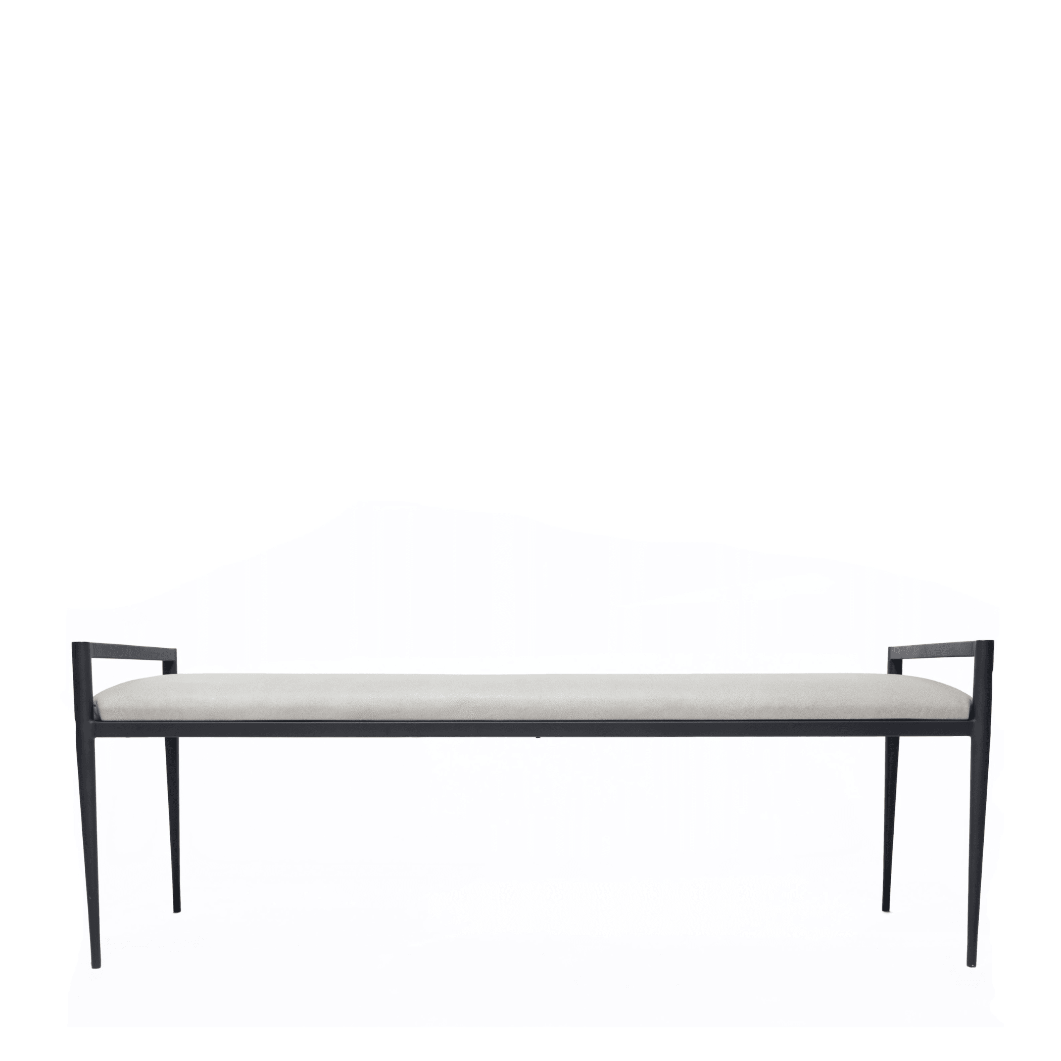 Ashley Yeates, renowned interior designer and sustainable leader, presenting the Kirk Bench, a signature design that combines elegance with eco-friendly materials for a sustainable living space