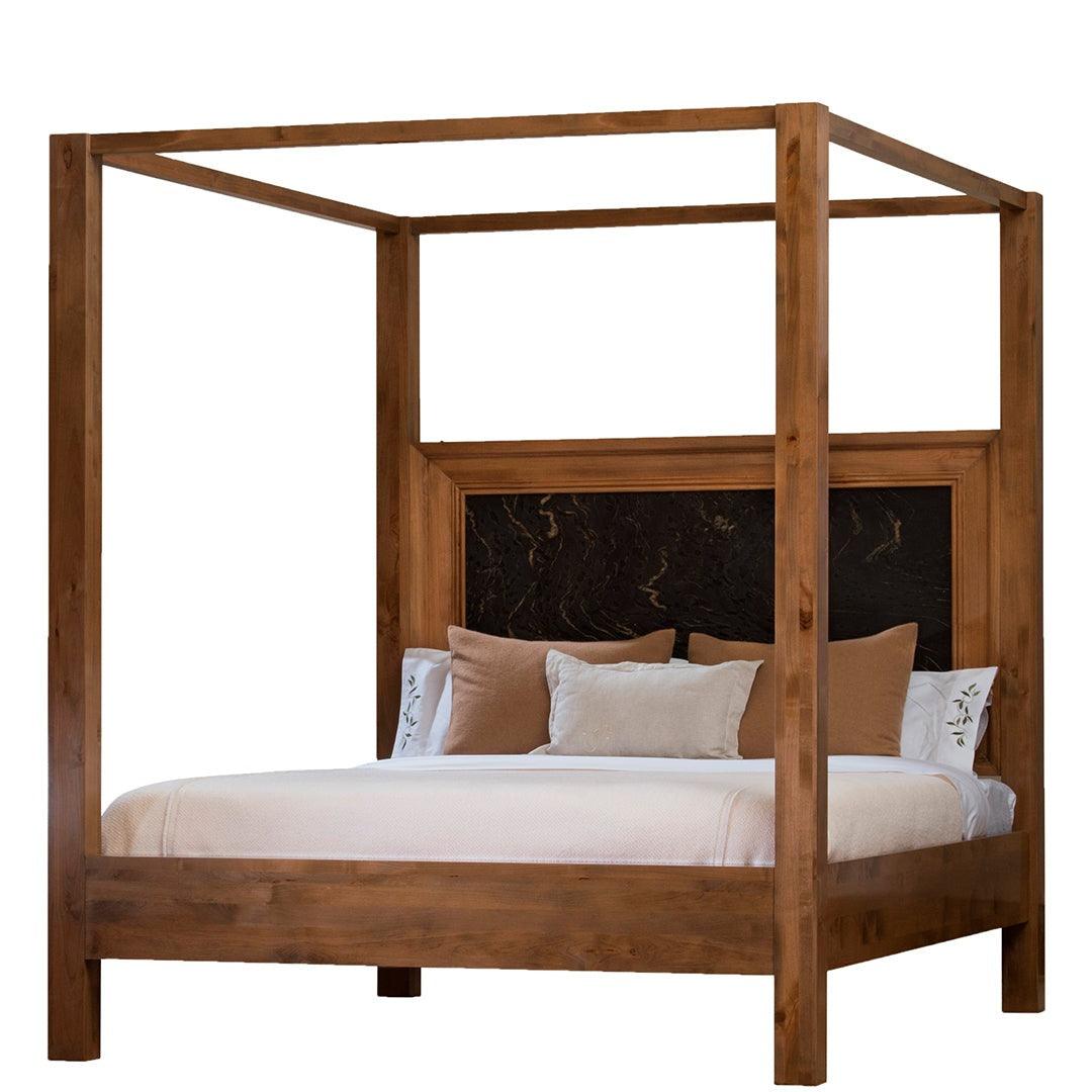 Ashley Yeates, interior designer and sustainable leader, presenting the Taylor Bed, a signature design that embodies eco-friendly luxury and craftsmanship for sustainable living