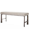 Ashley Yeates Collection Astin Bench Custom Sustainable Materials inside green Organic Cushions
