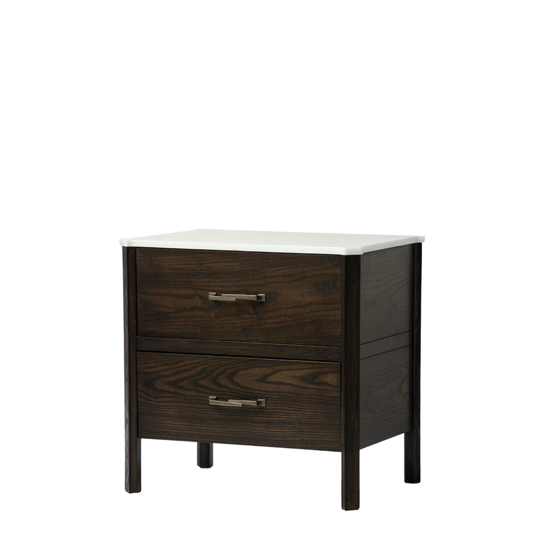 Ashley Yeates, interior designer and sustainable leader, presenting the Mackenzie Nightstand, a signature design that combines elegance with eco-friendly materials for a stylish and sustainable bedroom