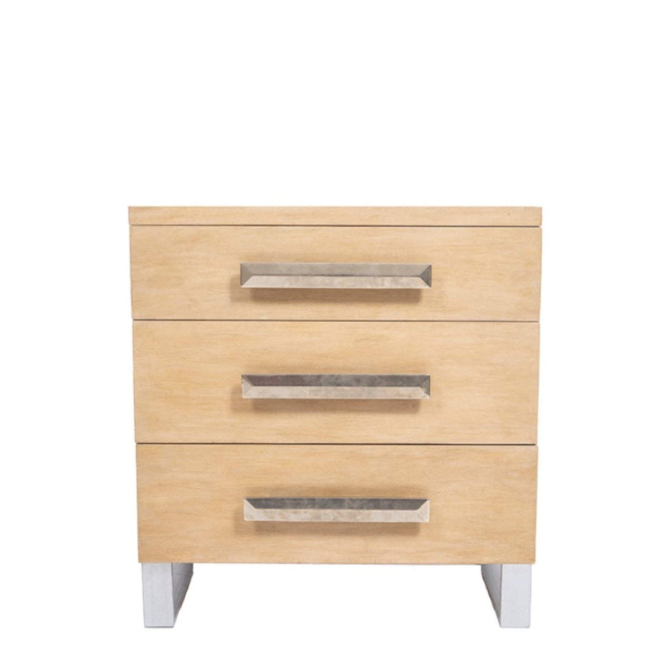 Ashley Yeates, interior designer and sustainability leader, presenting the signature Paloma Nightstand, crafted from eco-friendly materials and designed for modern, sustainable living