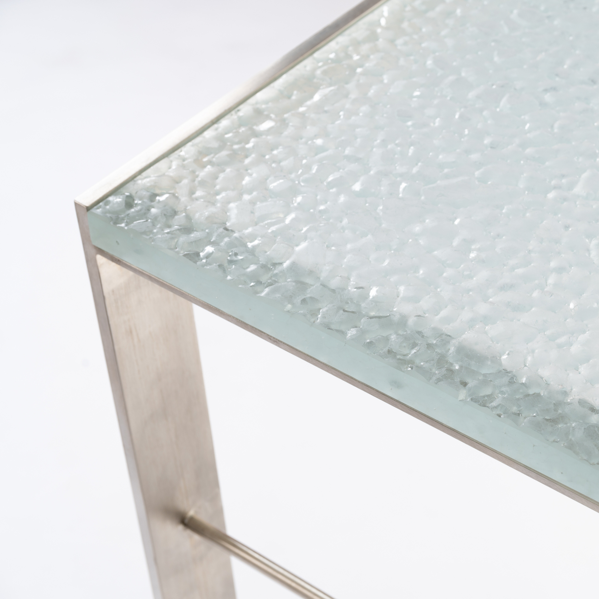 Clift Glass Top Console - Ashley Yeates{Sustainability}