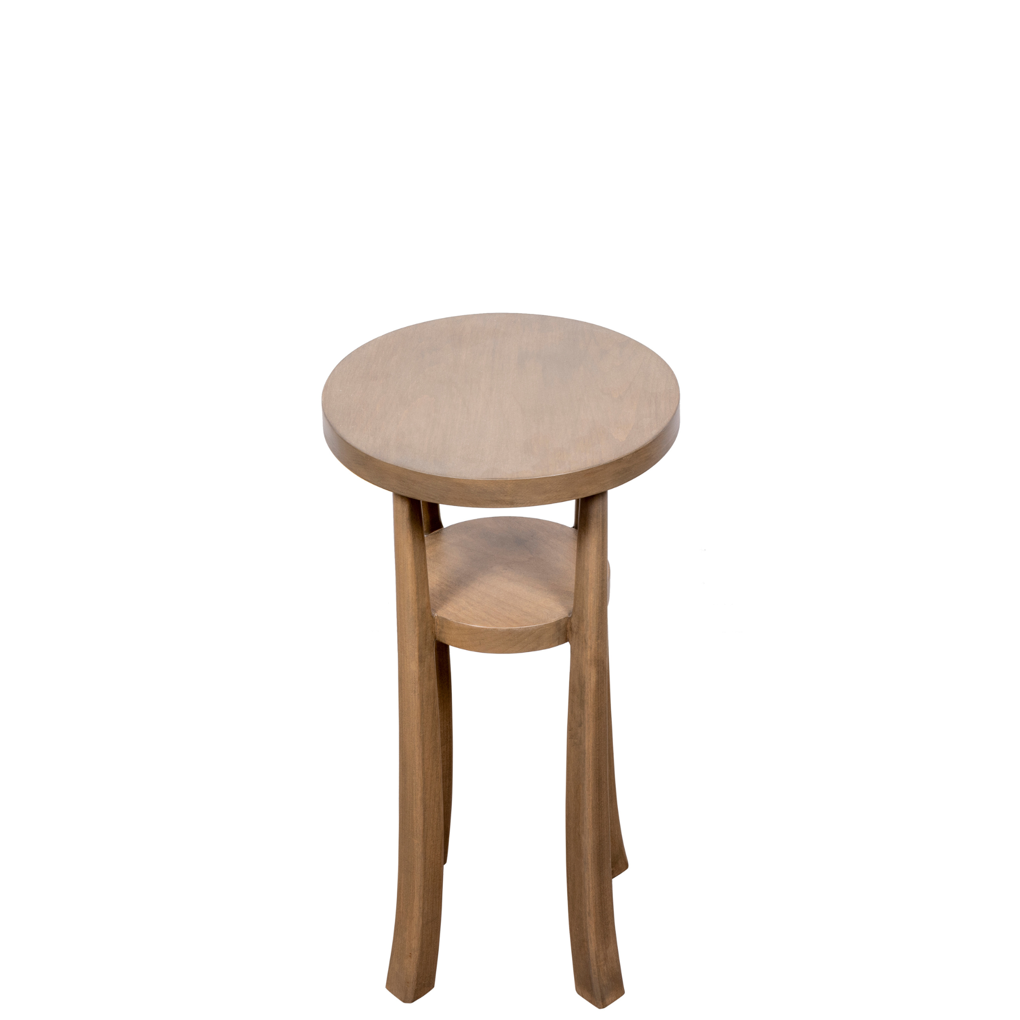 Ashley Yeates, renowned interior designer and sustainable leader, presenting the signature Peck Side Table, a stylish and eco-friendly furniture piece crafted from sustainable materials, perfect for contemporary interior