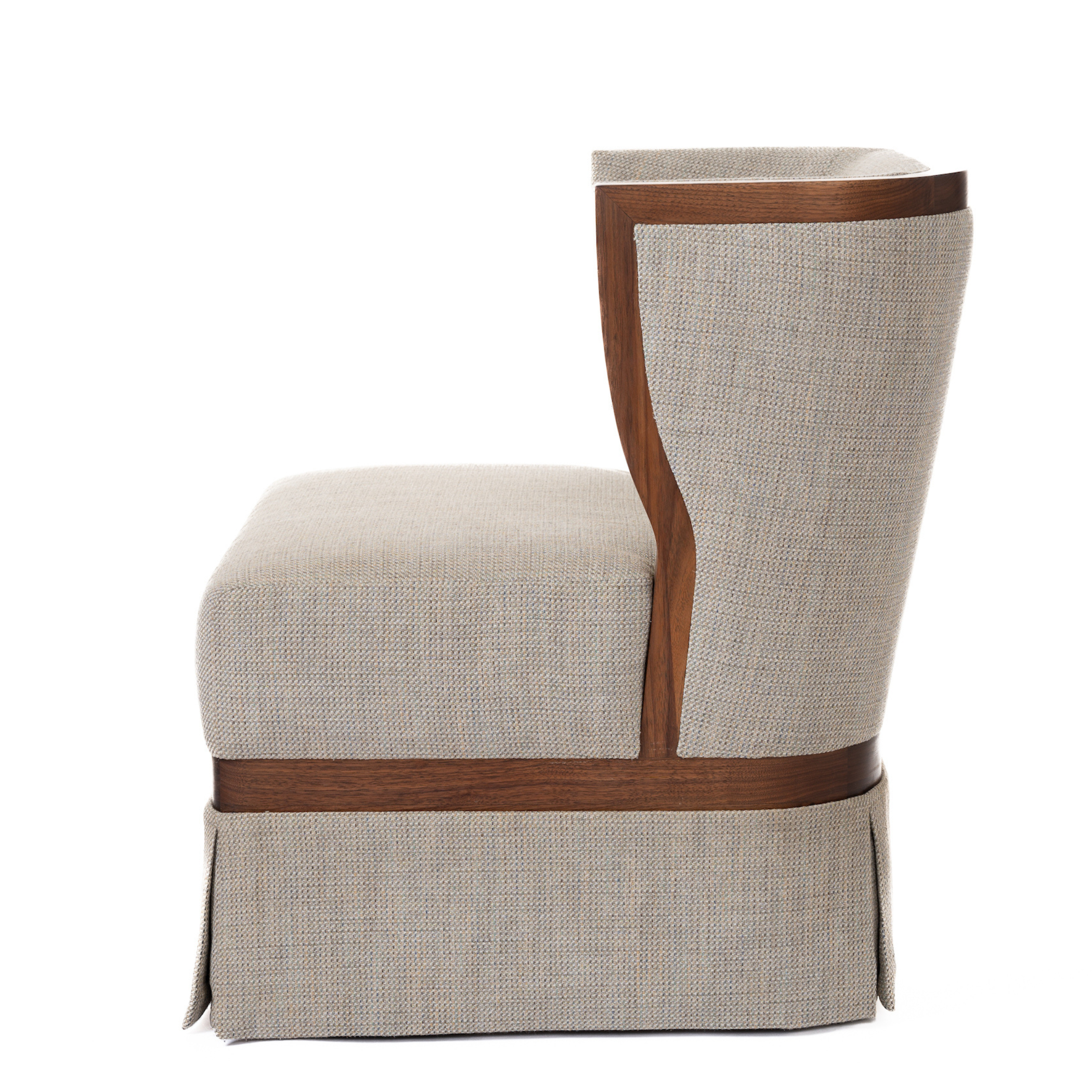 Heston Skirted Swivel Chair - Ashley Yeates{Sustainability}