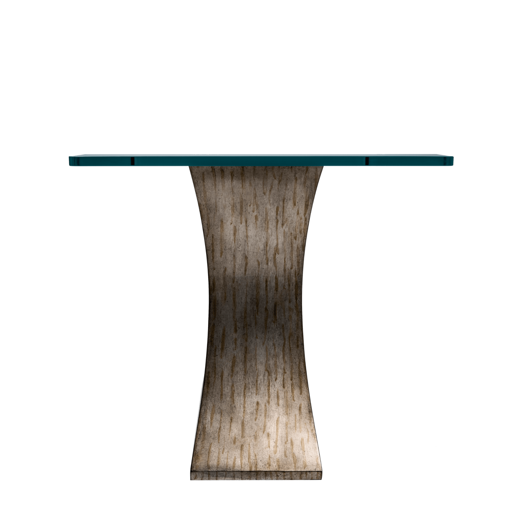 Ashley Yeates, sustainable design leader, presenting the Young Table, a signature piece that embodies eco-friendly craftsmanship and modern elegance. Perfect for sustainable interiors